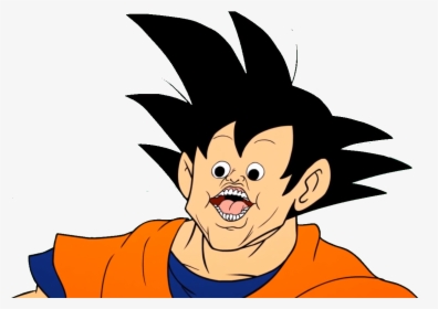 He Came Through His Mouth - Goku Meme Face Png, Transparent Png, Free Download