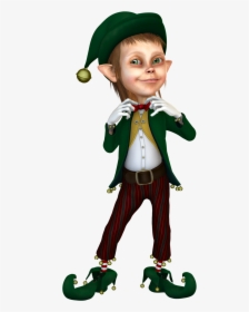 Christmas Elf Transparent Background Png - Christmas Elf 3d Png, Png Download, Free Download