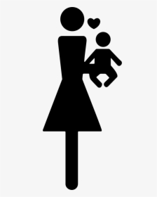Mother Loving Her Baby - Icon, HD Png Download, Free Download