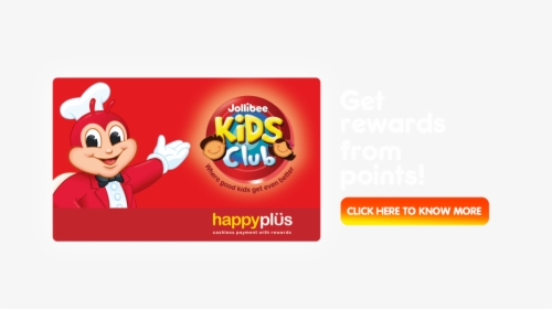 Jollibee Kids Club - Jollibee Happy Plus Card, HD Png Download, Free Download