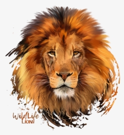 Lion Watercolor Transparent, HD Png Download, Free Download