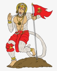 Transparent Hanuman Png - Hanuman Ji Ki Drawing Easy, Png Download, Free Download