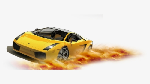 Lamborghini Car Yellow Sports Decoration Gallardo Pattern - Lamborghini Sport Car Clipart, HD Png Download, Free Download