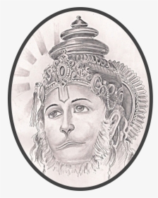 Hanuman Drawing Bajrang Bali - Hanuman Jayanti 2019 Quotes, HD Png Download, Free Download