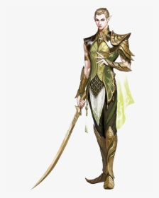 Male Elf Png Image Free Download - Pathfinder Official Character Art, Transparent Png, Free Download