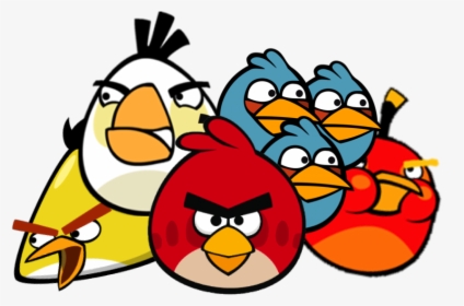 Transparent Bird Flock Png - Angry Birds Transparent Png, Png Download, Free Download