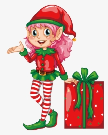 Igloo Elf Drawing Illustration - Letter For My Secret Santa, HD Png Download, Free Download
