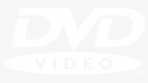 Dvd Video Logo Black And White - White Dvd Logo No Background, HD Png Download, Free Download