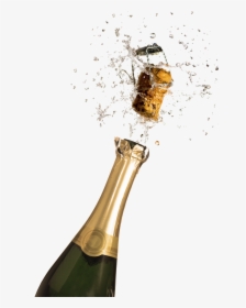 Pin Champagne Clip Art Transparent - Champagne Bottle Pop Png, Png Download, Free Download