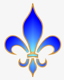 Acadian Day In Louisiana - Fleur De Lys Bleu, HD Png Download, Free Download