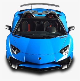 Lamborghini Aventador Sv Roadster Blue Car Png Image - Lamborghini Aventador Sv 360, Transparent Png, Free Download