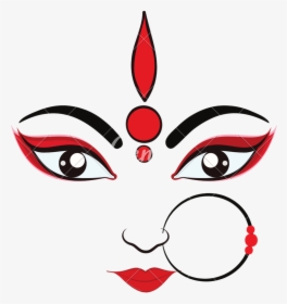 Durga Drawing Hinduism - Maa Durga Clip Art, HD Png Download, Free Download