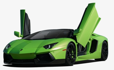 Green Lamborghini Png - Lamborghini Aventador Green Png, Transparent Png, Free Download