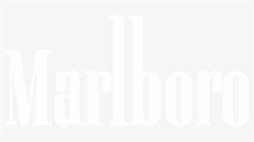 Marlboro Logo Black And White - Marlboro Logo Png White, Transparent Png, Free Download