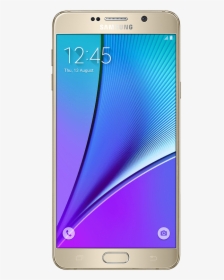 Android Phones Transparent Images - Samsung Galaxy Note 5 Gold, HD Png Download, Free Download