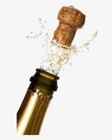 Champagne Bottle Popping Png - Champagne Bottle Png Transparent, Png Download, Free Download