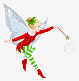 Transparent Christmas Elf Girl Png Fairyland Pinterest - Cartoon Fairy And Elves, Png Download, Free Download