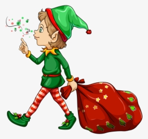 Elf Clipart Png - Clipart Christmas Elf, Transparent Png, Free Download