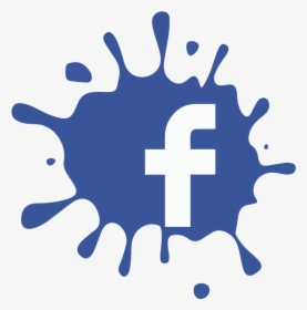 Facebook F Splat Splash Icon Logo Vector Free Vector - Facebook Logo Png Gif, Transparent Png, Free Download