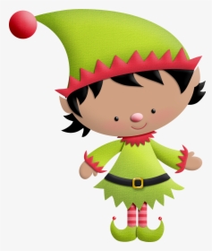 Elf Christmas Png - Duende De Santa Png, Transparent Png, Free Download