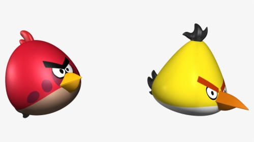 Angry Birds , Png Download - Yellow Angry Birds 3d, Transparent Png, Free Download