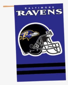 Image Of Nfl Baltimore Ravens Banner House Flag - Jacksonville Jaguars Helmet Logo, HD Png Download, Free Download