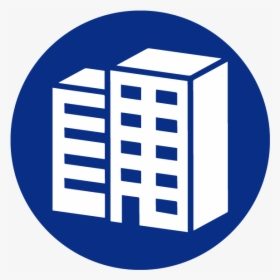 Building Facilities Maintence - Blue Building Icon Png, Transparent Png, Free Download