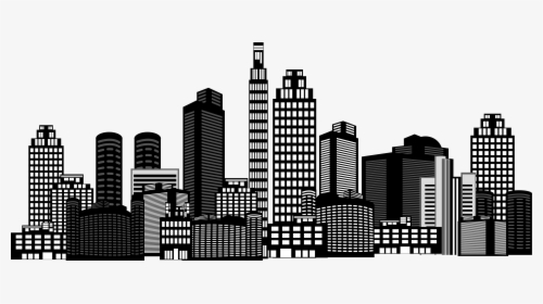 Transparent Building Clipart Png - Building Black And White Png, Png Download, Free Download