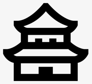 This Is A Three Tier Building - Temple Icon Png, Transparent Png, Free Download