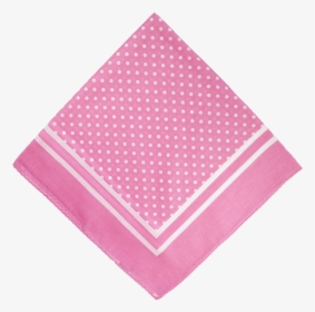 Pink Polka Dot Handkerchief - Clip Art Of Handkerchief, HD Png Download, Free Download