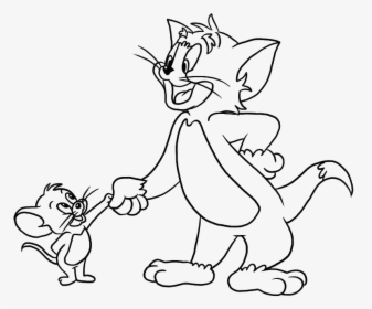 Tom And Jerry Coloring Pages Free - Colouring Images Of Tom And Jerry, HD Png Download, Free Download