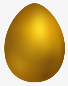 Gold Easter Egg Png Clip Art - Gold Easter Egg Clipart, Transparent Png, Free Download