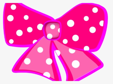 Ribbon Clipart Mickey Mouse - Polka Dot Bow Clipart, HD Png Download, Free Download
