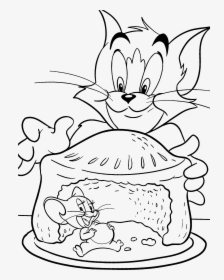 Tom And Jerry Are Looking To Catch Jerry Coloring Pages - Coloriage Tom And Jerry, HD Png Download, Free Download