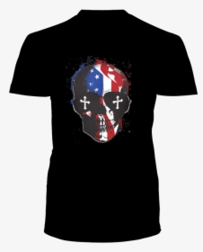 Luchador Png American Luchador Skull Tee/tank - Emblem, Transparent Png, Free Download