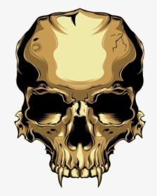 Transparent Skull - Free Gold Skull Png, Png Download, Free Download