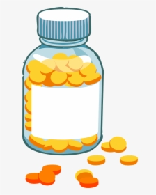 Animated Pill Bottle, HD Png Download, Free Download