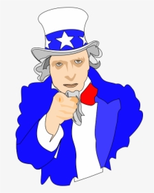 Uncle Sam Clipart Png - Tio Sam Animado Png, Transparent Png, Free Download