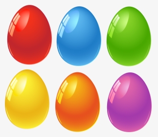Red Easter Egg Clip Art - Colored Easter Egg Clip Art, HD Png Download, Free Download