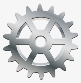 Silver Gear Transparent Png, Png Download, Free Download