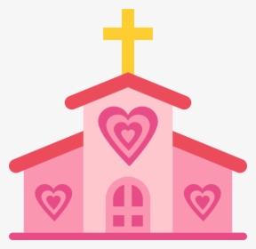 Church Of Love - Pink Church Clipart, HD Png Download, Free Download
