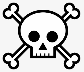 Easy Big Image Skull Clipart Hd X Transparent Png - Skull And Bones Drawing Easy, Png Download, Free Download