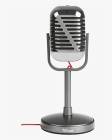 Elvii Vintage Microphone For Pc And Laptop - Trust Elvii, HD Png Download, Free Download