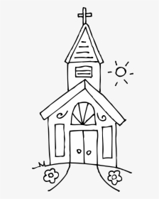 Church Clipart On Clip Art Free And Church 2 Clipartbold - Church Clipart Black And White, HD Png Download, Free Download