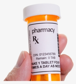 Medication Transparent Prescription - Prescription Transparent Pill Bottle, HD Png Download, Free Download
