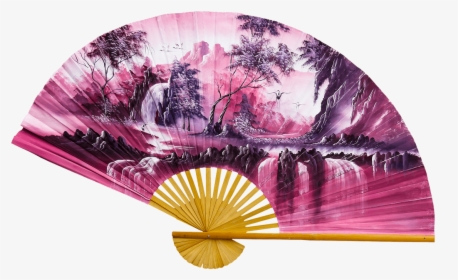 Chinese Fan Purple - Chinese Fan Png, Transparent Png, Free Download