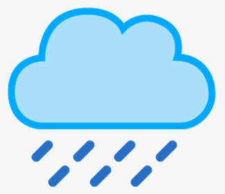 Nube Lluvia Cloud Rain Raincloud - Rain Cloud Weather Symbol, HD Png Download, Free Download