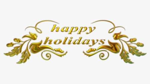 Happy Holidays Text - Happy Holidays Png, Transparent Png, Free Download