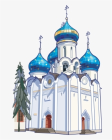 Russia Temple Church Clip Art - Church Clip Art, HD Png Download, Free Download