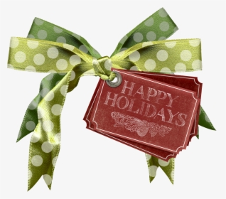 Download Holiday Ribbontag - Christmas Stock Deviantart, HD Png Download, Free Download
